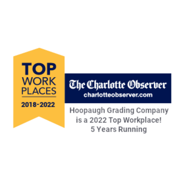 Top Work Places 2018-2022 - Hoopaugh Grading is a Top Workplace 5 Years Running - The Charlotte Observer