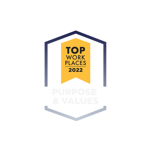 Top Work Places 2022 - Purpose & Value
