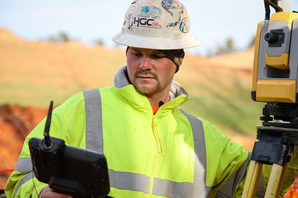 HGC Survey Teammate On Mission Critical Site