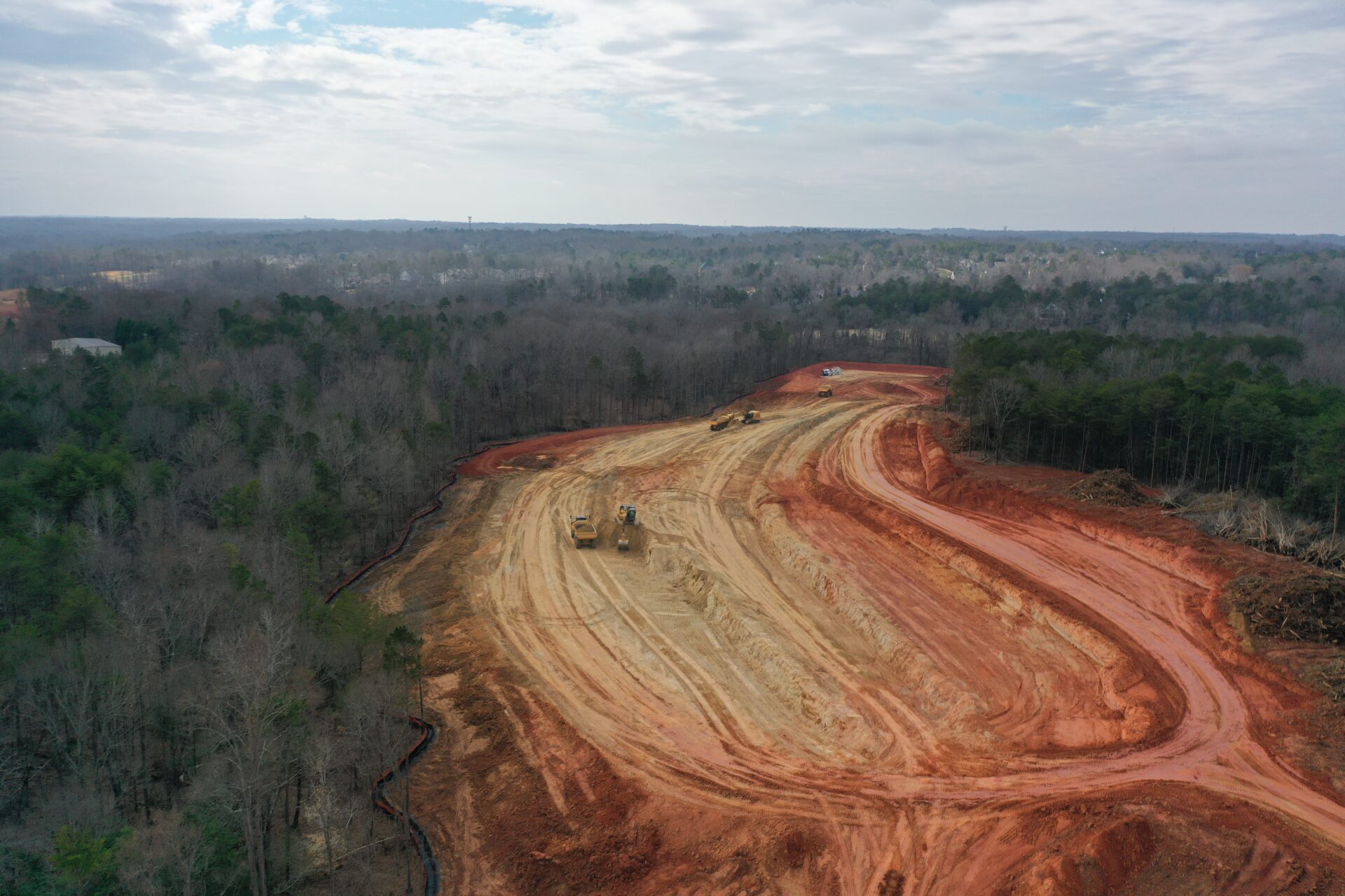 the pine constuction site