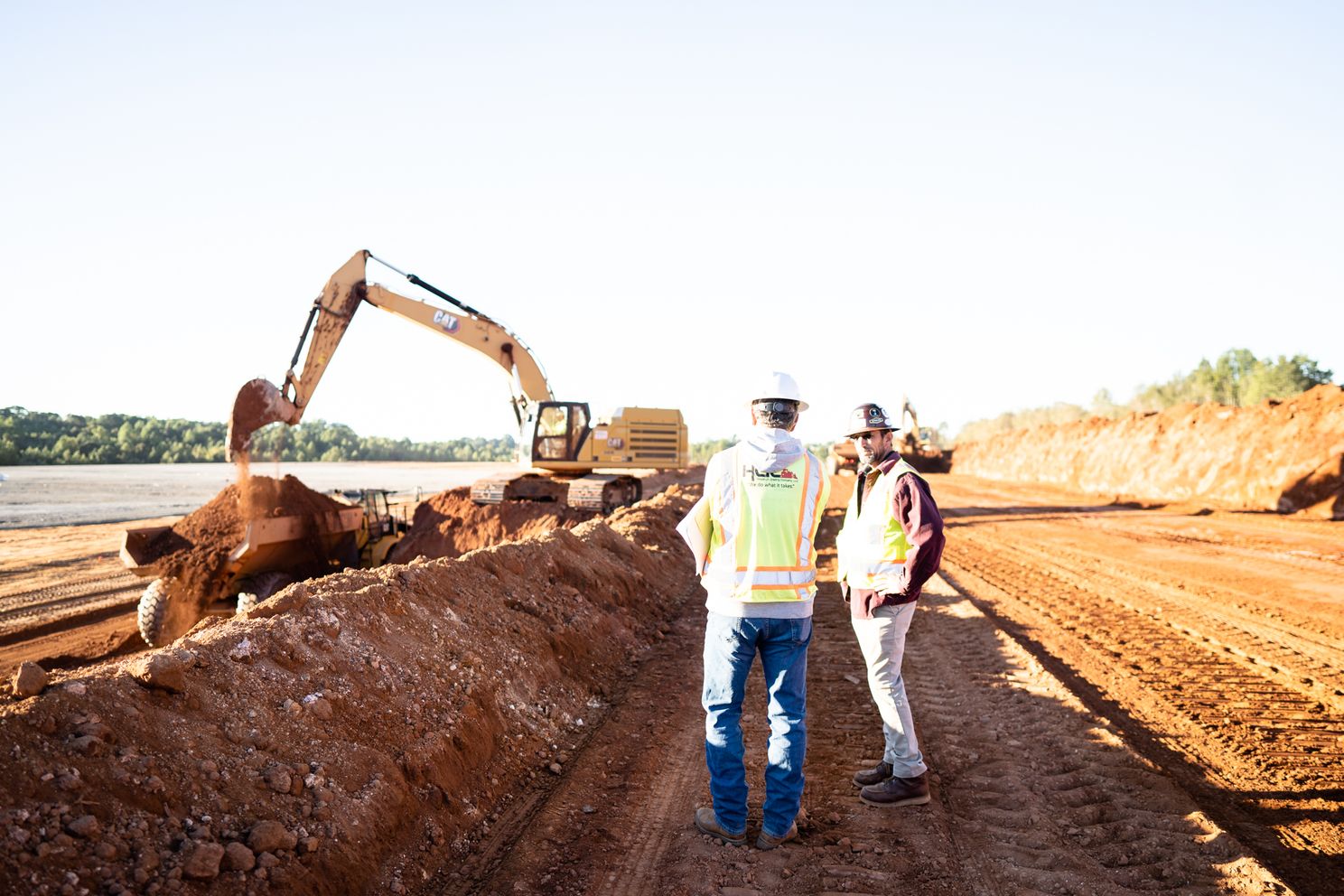 HGC teammates on job site