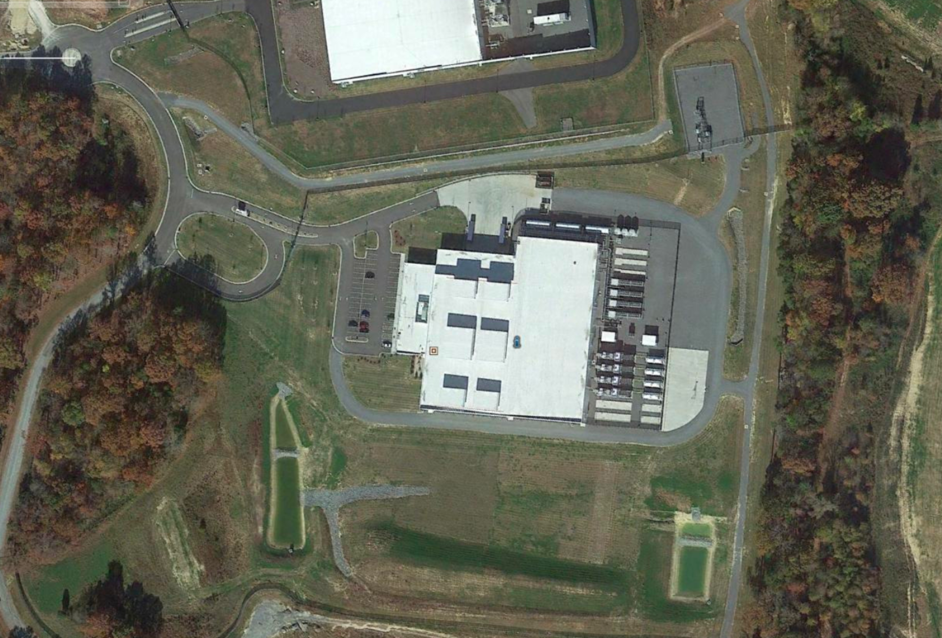 an ariel view of the T5 data center