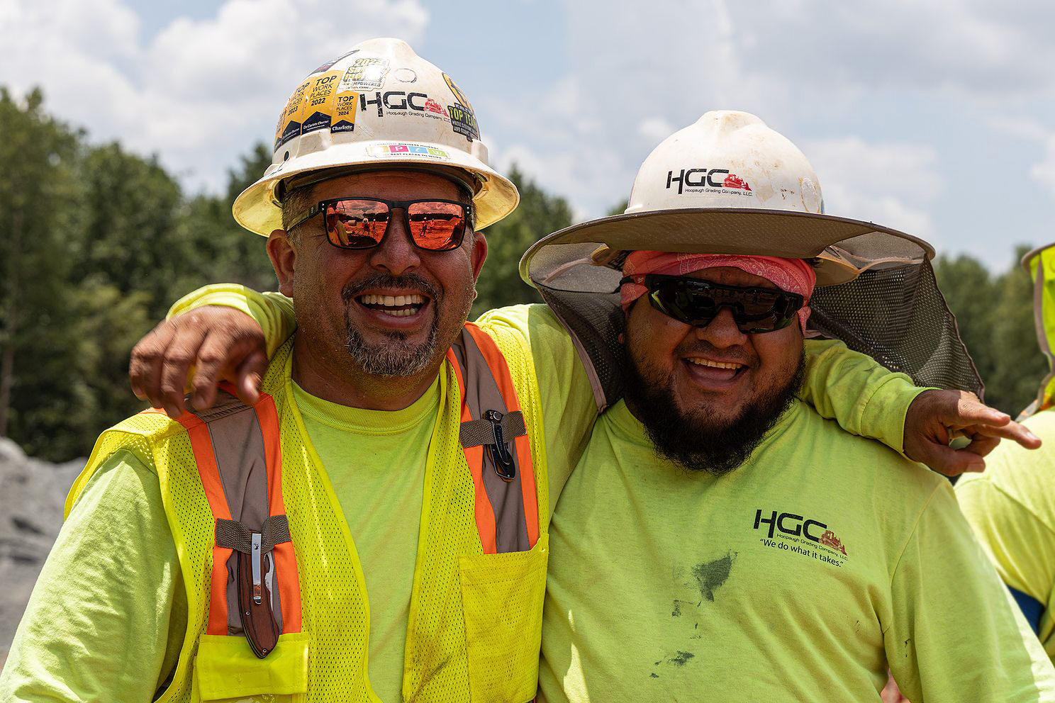 Two HGC Hispanic Teammates