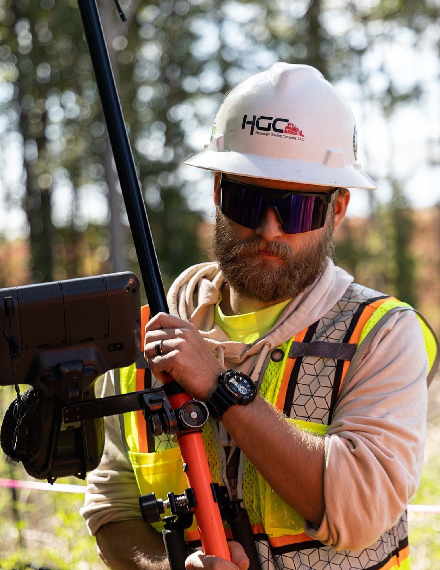 a man flying a drone during careers in construction month 2025